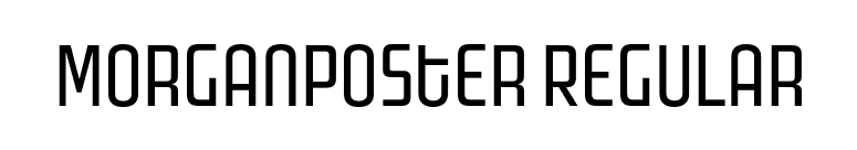 MorganPoster Regular font preview
