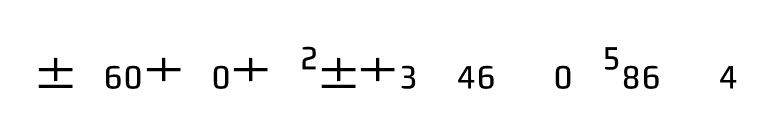 MorganSansCond RegularFigures font preview