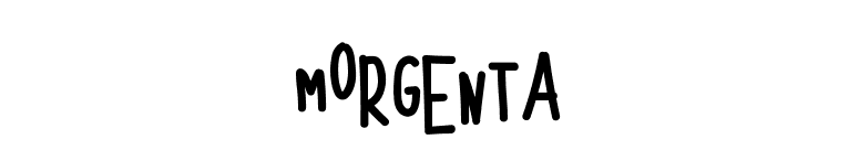 MORGENTA font preview