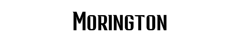 Morington font preview