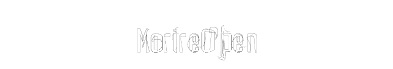 MorireOpen font preview