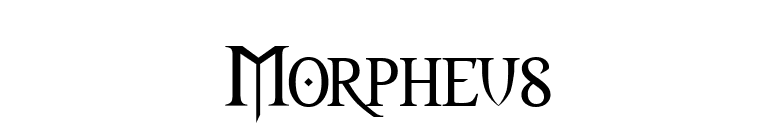 Morpheus font preview