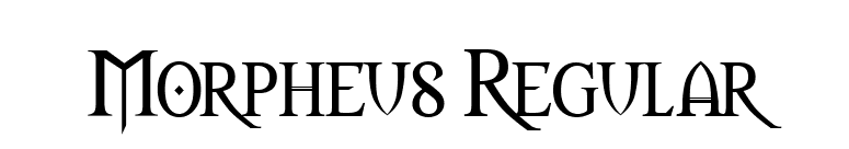 Morpheus Regular font preview