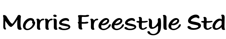 Morris Freestyle Std font preview