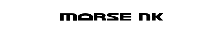Morse NK font preview