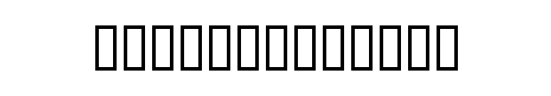MorseCodeFont font preview