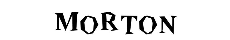 Morton font preview