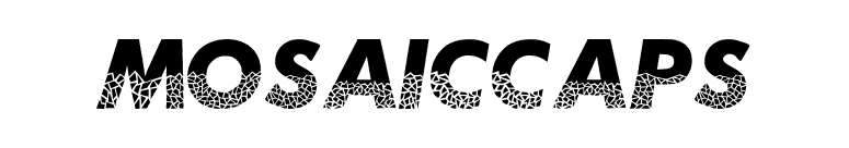 MosaicCaps font preview