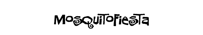 MosquitoFiesta font preview
