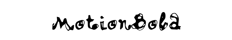 MotionBold font preview