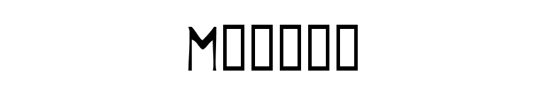 Motley font preview
