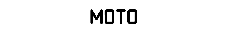 Moto font preview