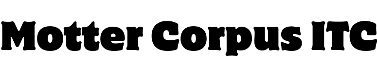 Motter Corpus ITC font preview