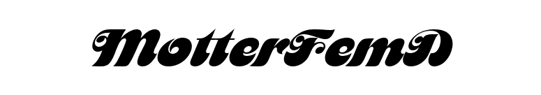 MotterFemD font preview