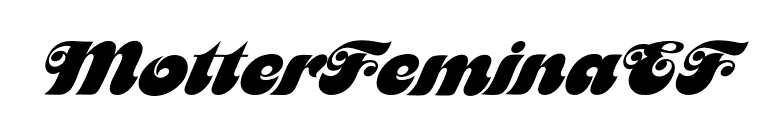MotterFeminaEF font preview