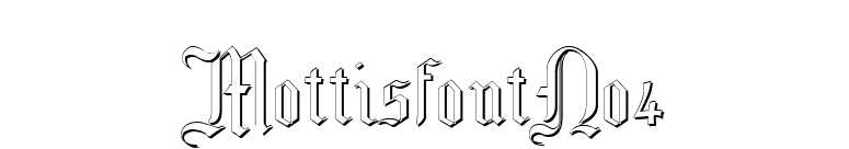 MottisfontNo4 font preview