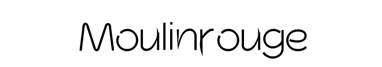Moulinrouge font preview