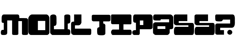 MoultiPass2 font preview