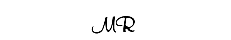 MR font preview