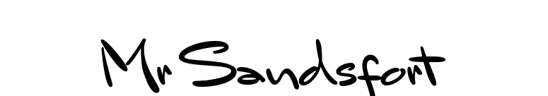 Mr Sandsfort font preview