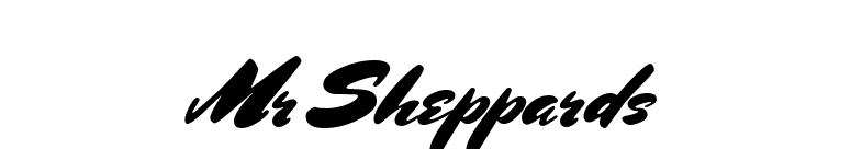 Mr Sheppards font preview