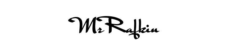 MrRafkin font preview
