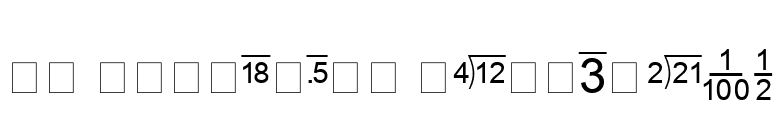 MS Reference Specialty font preview