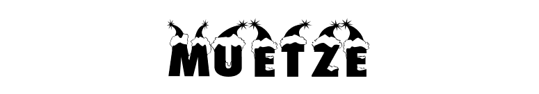 Muetze font preview
