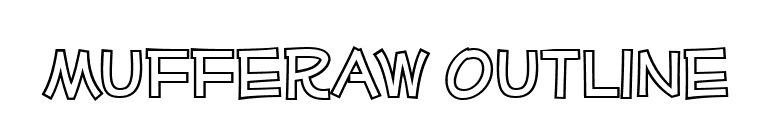 Mufferaw Outline font preview