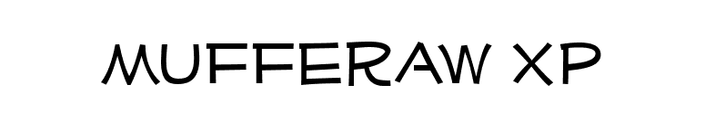 Mufferaw Xp font preview
