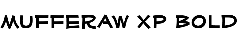 Mufferaw Xp Bold font preview