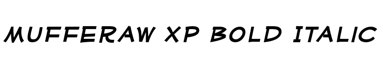 Mufferaw Xp Bold Italic font preview