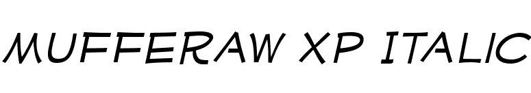 Mufferaw Xp Italic font preview