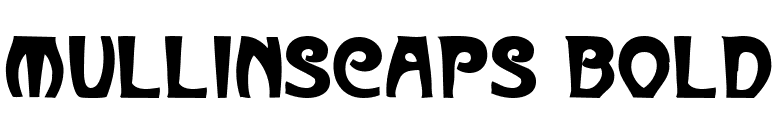 MullinsCaps Bold font preview