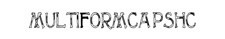 MultiformCapsHC font preview