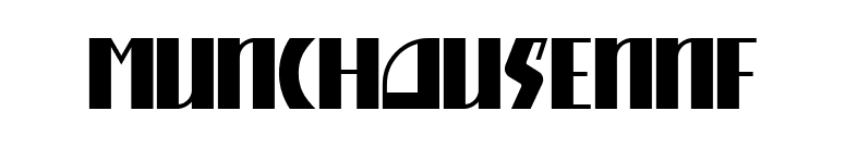 MunchausenNF font preview