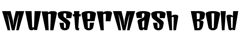 MunsterMash Bold font preview
