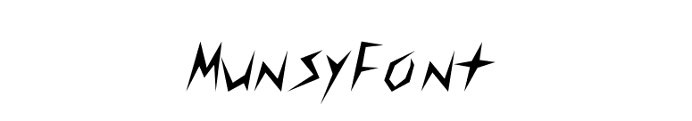 MunsyFont  font preview