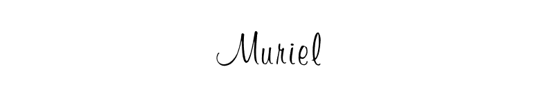 Muriel font preview
