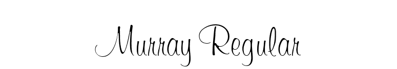 Murray Regular font preview