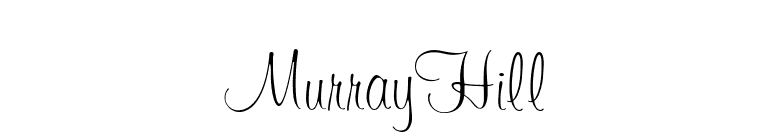 MurrayHill font preview