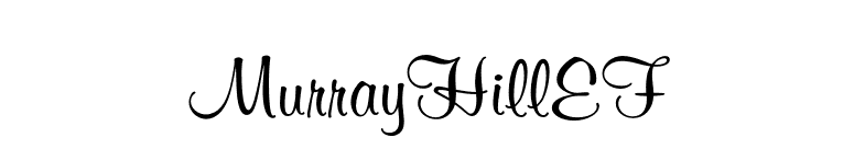 MurrayHillEF font preview