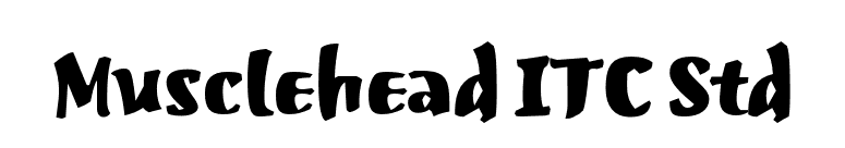 Musclehead ITC Std font preview