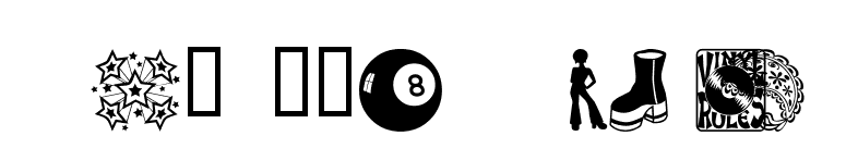 My 70s Ding font preview