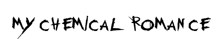 My Chemical Romance font preview