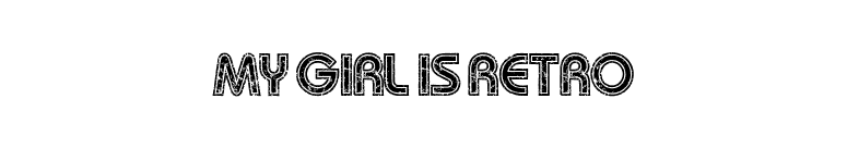 My Girl Is Retro font preview