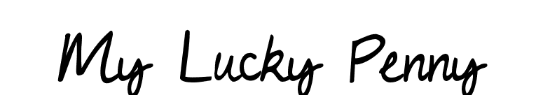 My Lucky Penny font preview