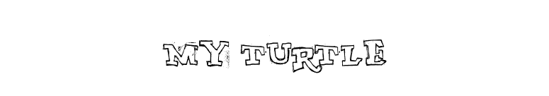 MY TURTLE font preview