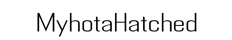 MyhotaHatched font preview