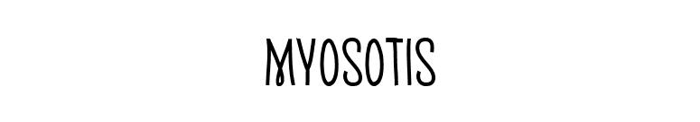 Myosotis font preview